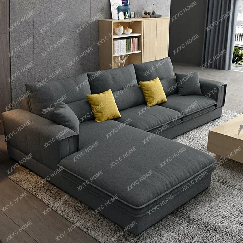Office Furniture Solutions - Y1 格安北欧モダンソファデザイン L字型ファブリックベルベットラウンジセクショナルオフィスリクライニングソファセット家具カウチリビングルームソファ