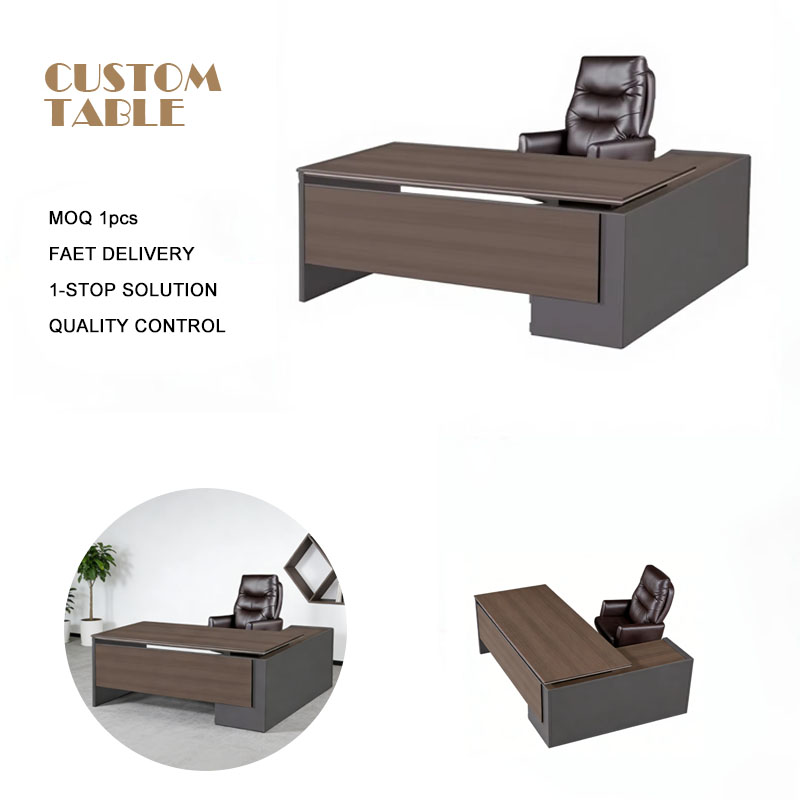 Office Furniture Luxury - 洗練されたミニマリストモダン高級オフィス家具、エグゼクティブデスク、社長用テーブル、CEOオフィス用テーブル
