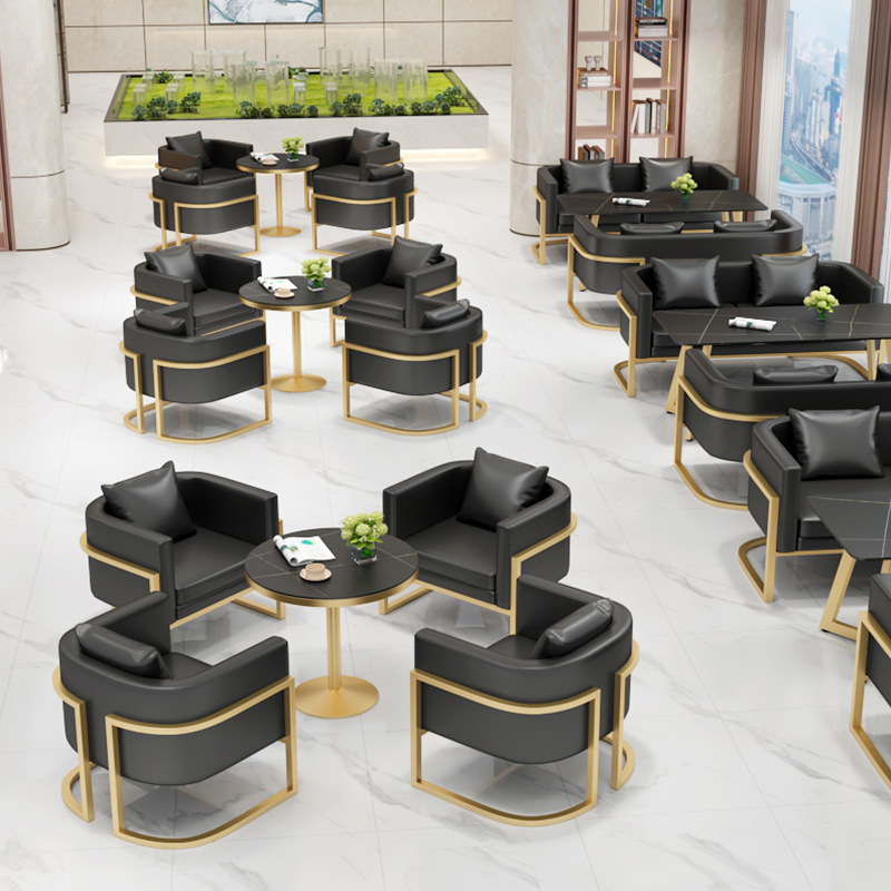 オフィス家具 待合室 レセプションソファ モダンレザーオフィ - Office Furniture Luxury のレビューと価格