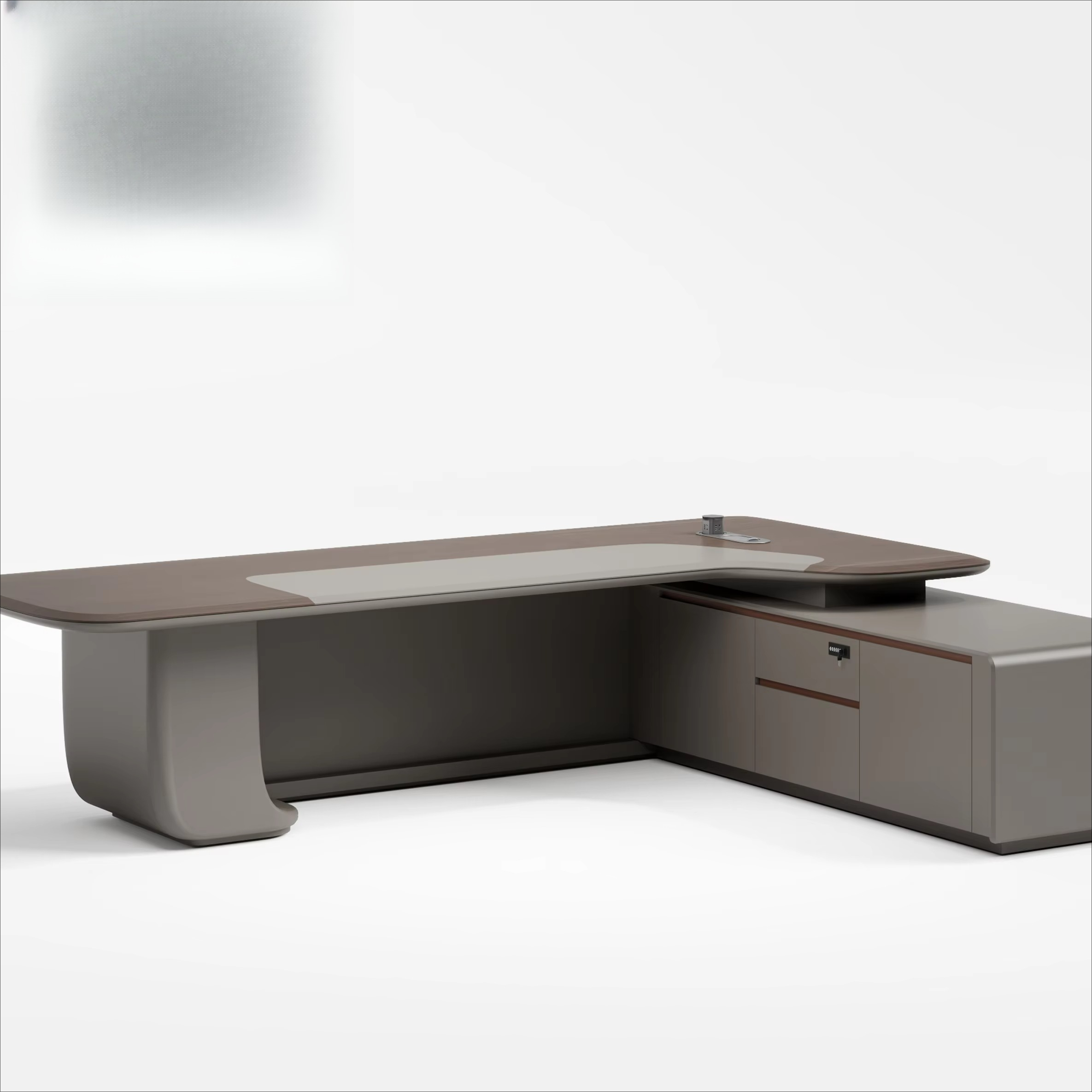 カスタマイズ可能なサイズのエグゼクティブデスク、多機能CEO - Office Furniture Solutions のレビューと価格