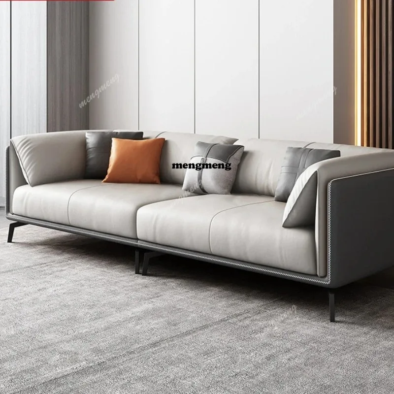 03 牛革ビジネスオフィスソファ レセプションリビングルーム - Office Furniture Luxury のレビューと価格