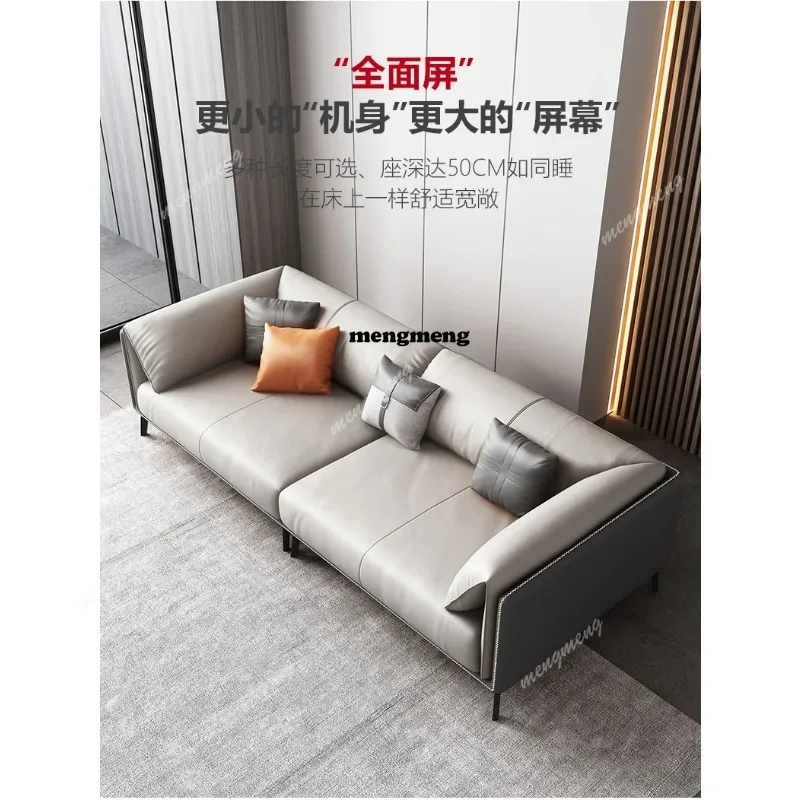 03 牛革ビジネスオフィスソファ レセプションリビングルーム - Office Furniture Luxury のレビューと価格