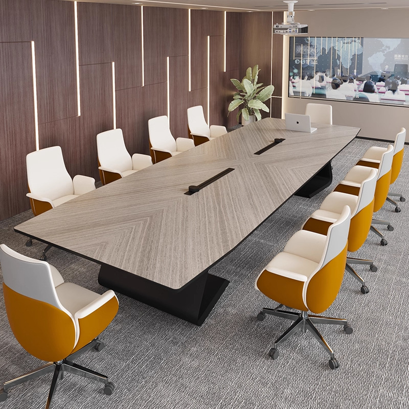 大型高級会議テーブル 商業用長尺研修テーブル シンプルモダン - Office Furniture Com のレビューと価格