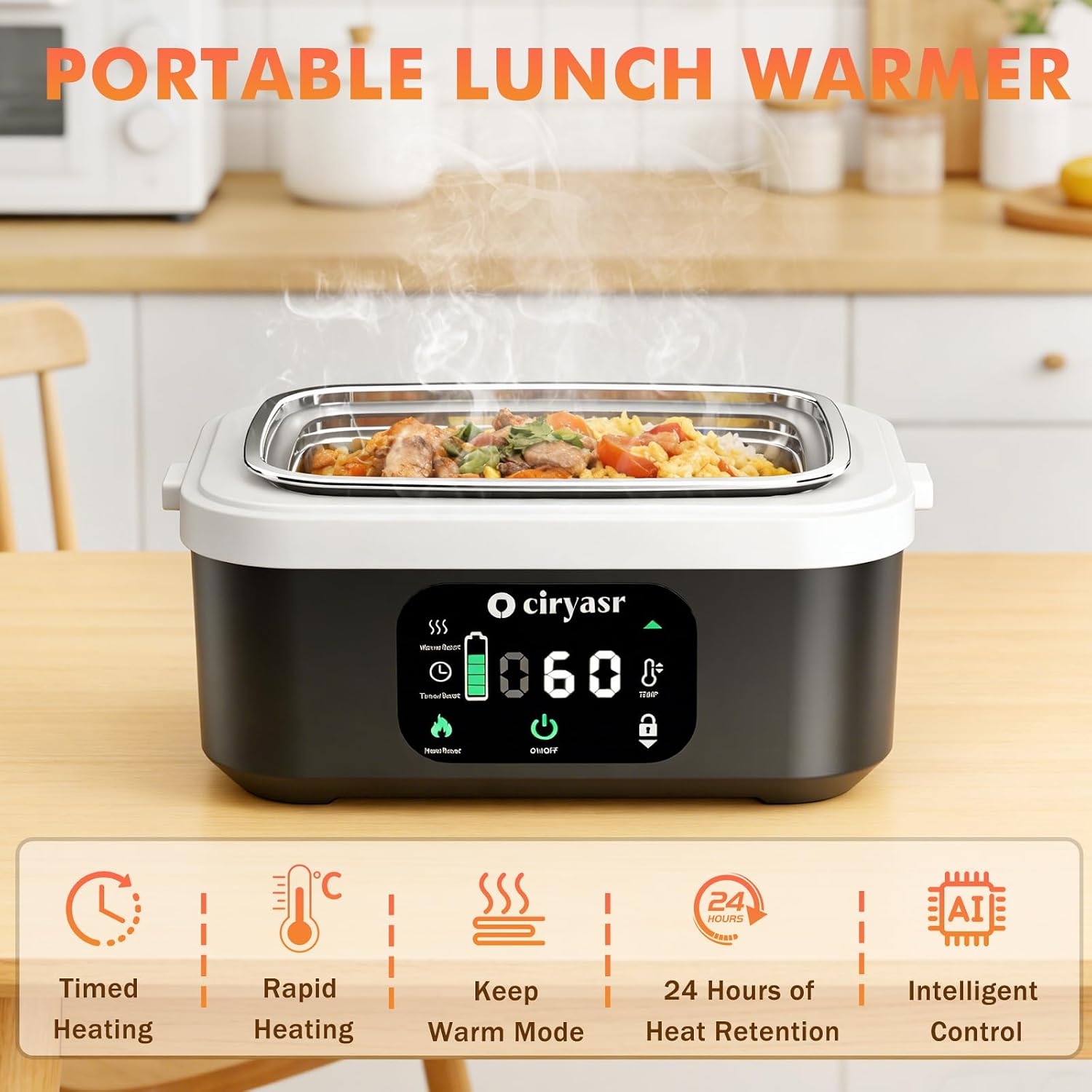 強力な電気ランチボックス、1.35L 20000mAhバッテ - Office Furniture China のレビューと価格