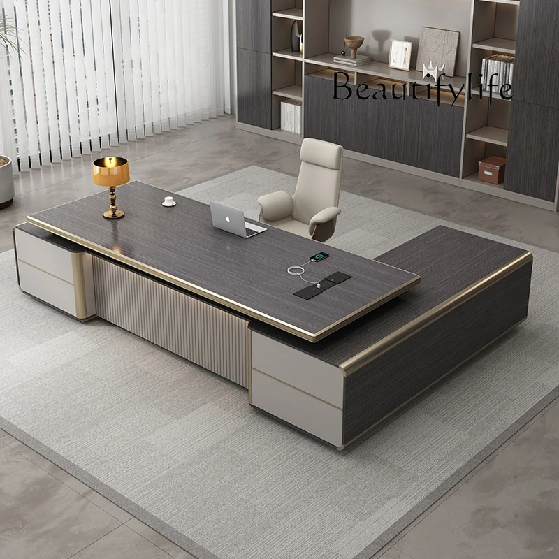 JB高級モダンコンピューターデスクL字型キャビネットL字型コ - Office Furniture Jb のレビューと価格