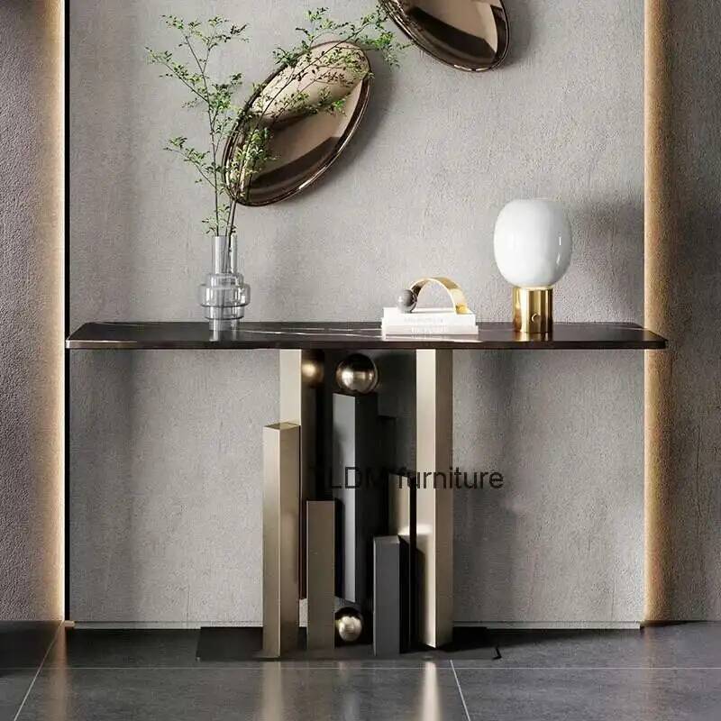 モダンでシンプルなコンソールテーブルオフィス用小型デザインハ - Office Furniture Luxury のレビューと価格