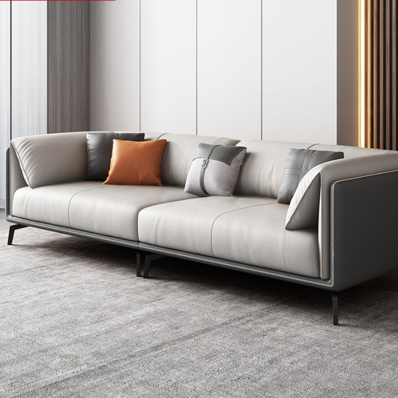 牛革製ビジネスオフィスソファ 受付 リビングルーム シンプル - Office Furniture Luxury のレビューと価格