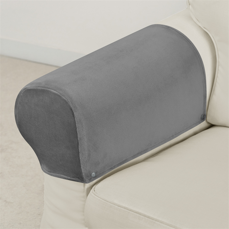 2 ピース/セットベルベットソファアームチェアカバー滑り止め - Office Furniture Solutions のレビューと価格